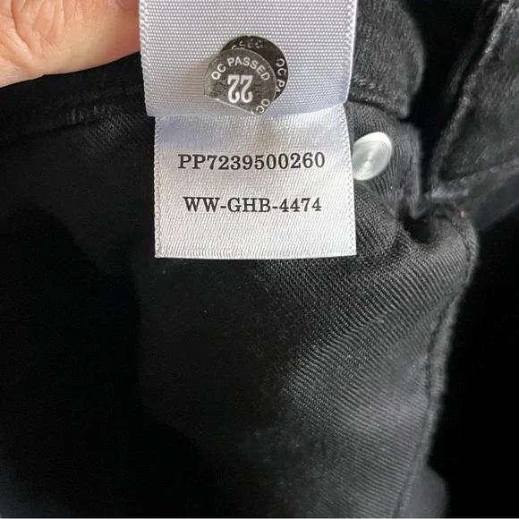 Everlane Women's The Way-High Jean Size 28 Long High-Rise Straight Leg Black - Picture 15 of 15